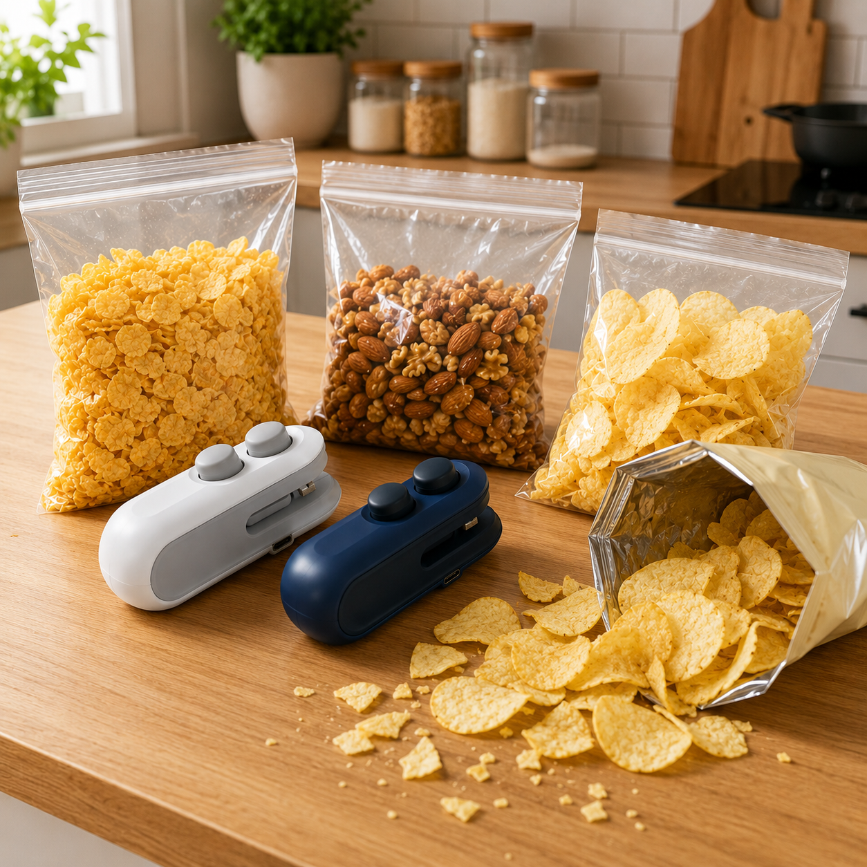 Mini scelleur de sacs,  rechargeable