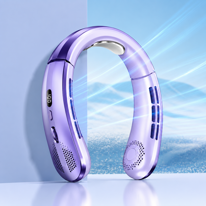 Ventilateur de cou portable, mains libres, rechargeable USB
